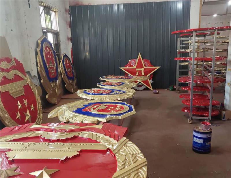 大型国徽制作结构稳固设计